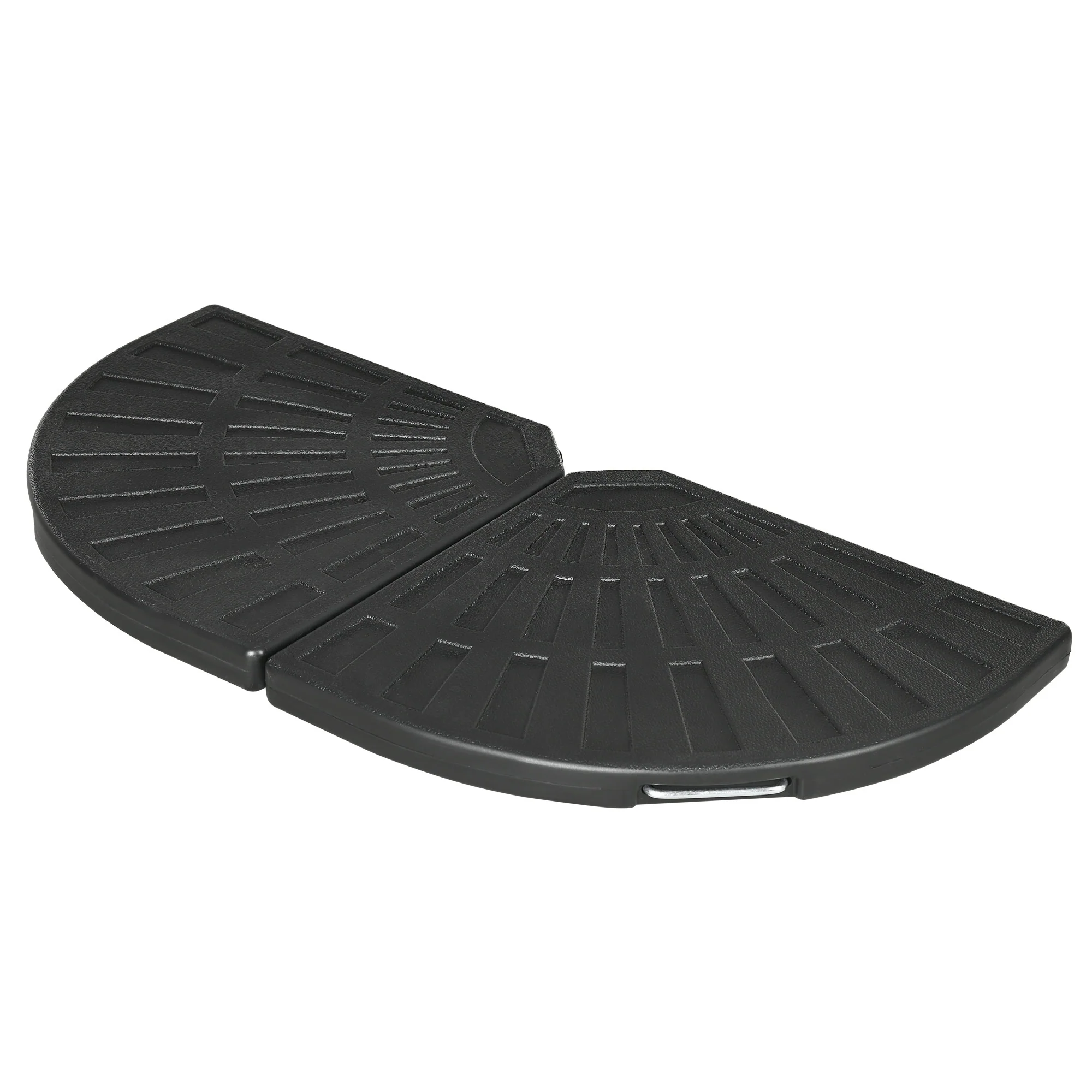 2-Piece Cantilever Umbrella Weights with Handles,for Cross Base, Black - Image 2