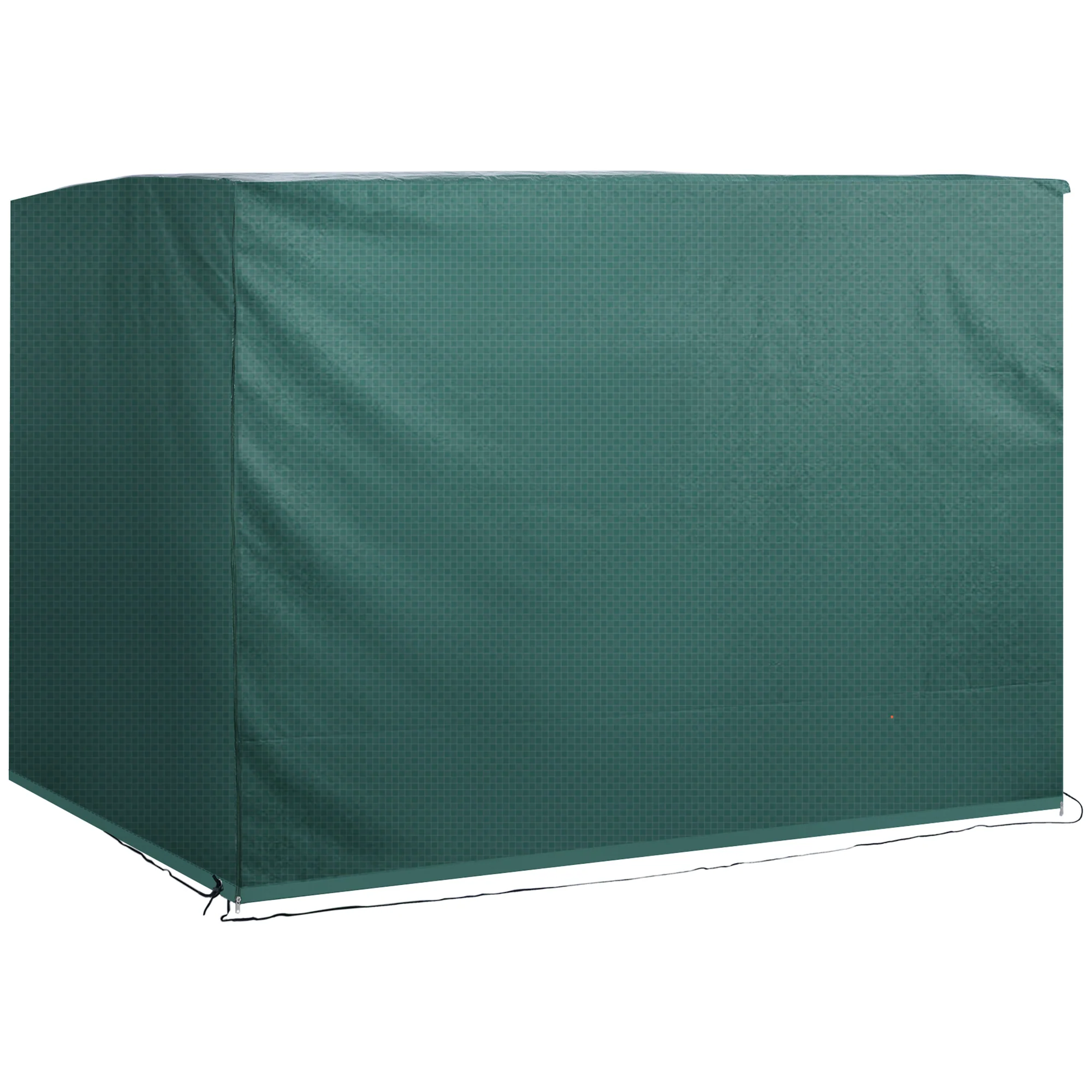 3-Seater Patio Swing Cover, Waterproof Garden Furniture Protection Cover, Dark Green - Image 12