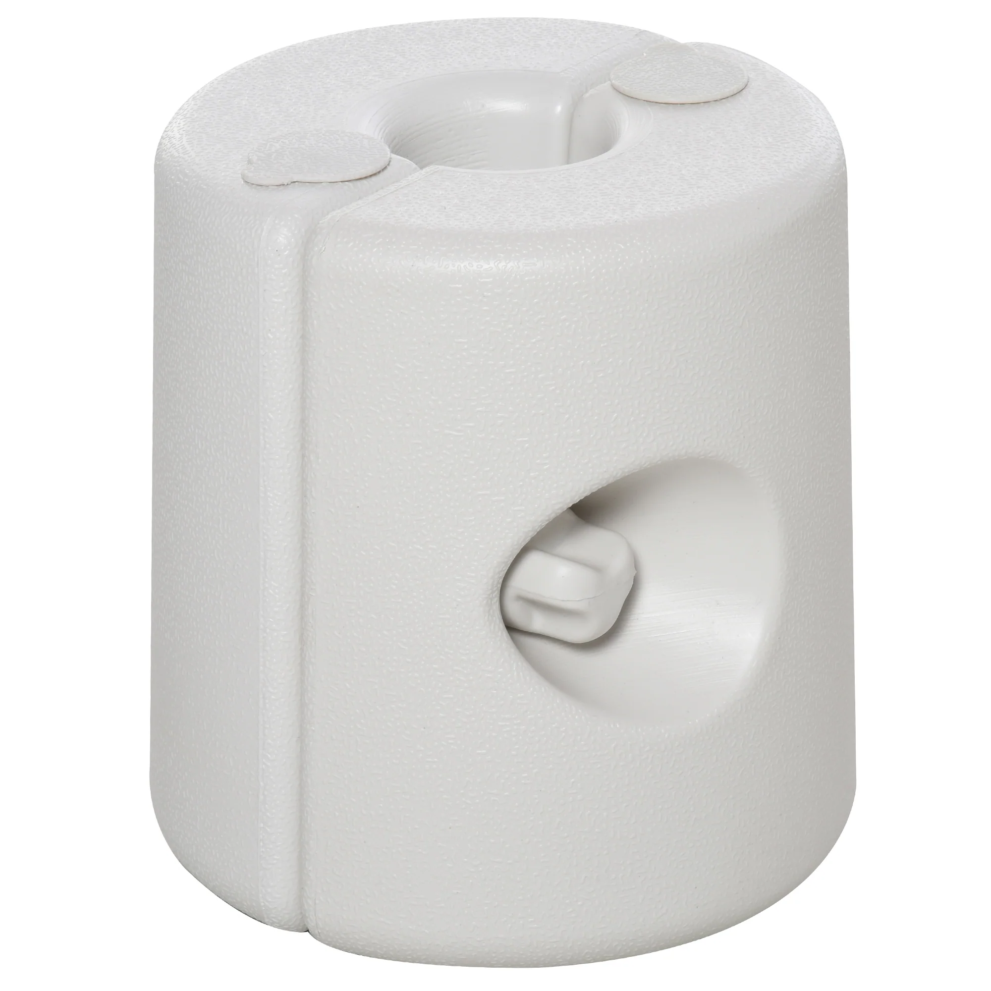 4 Pack 36kg Gazebo Weights, Canopy Tent Weights w/ Rapid Clip, Water & Sand Filled, White - Image 9