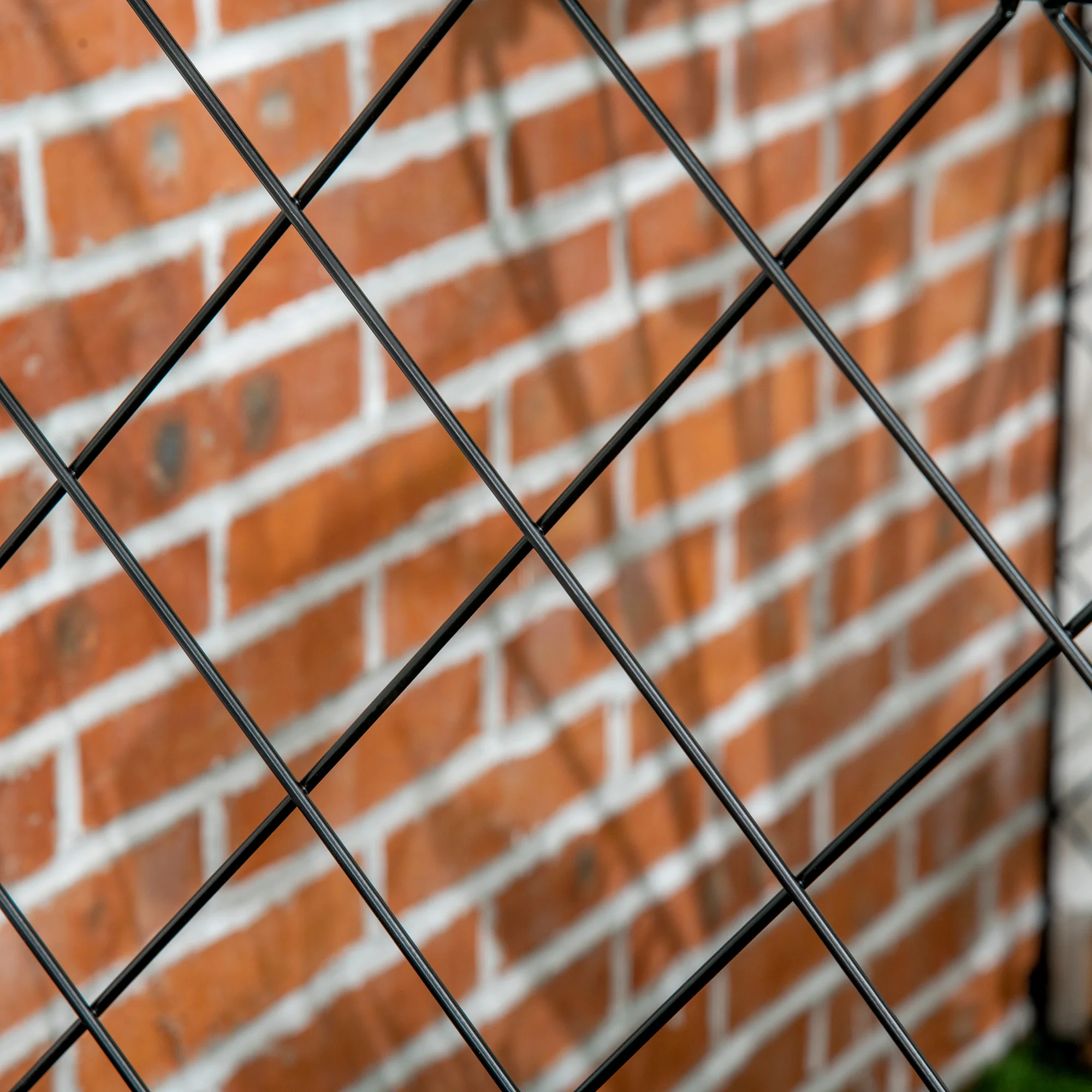 4 Pack Metal Fence Panels, 11.5' Animal Barrier & Border Flower Edging, Curved Scrollworks - Image 10