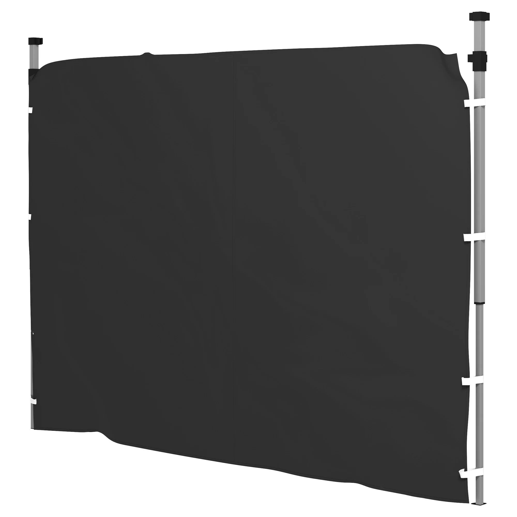 Canopy Sidewall Panel for 3 x 3m Straight Leg Pop Up Gazebos, 1 Pack Sidewall Only, Black - Image 2