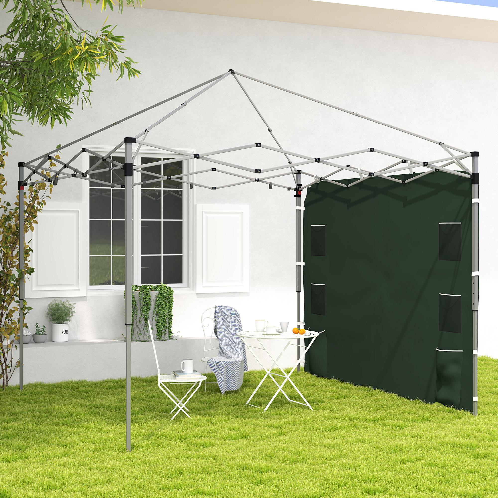 Canopy Sidewall Panel for 3 x 3m Straight Leg Pop Up Gazebos, 1 Pack Sidewall Only, Green - Image 3