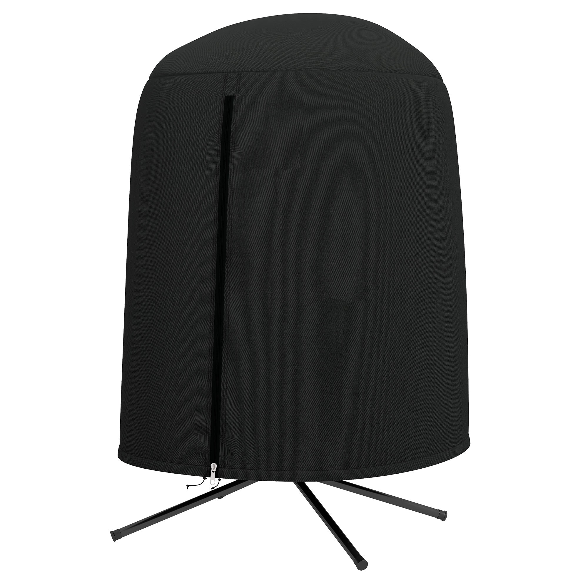 Hanging Egg Chair Cover, Outdoor Single Swing Chair Cover, Waterproof Anti-dust Furniture Protector with Zipper, 420D Oxford Fabric for ¦µ128 x 190H cm Stand, Black - Image 2