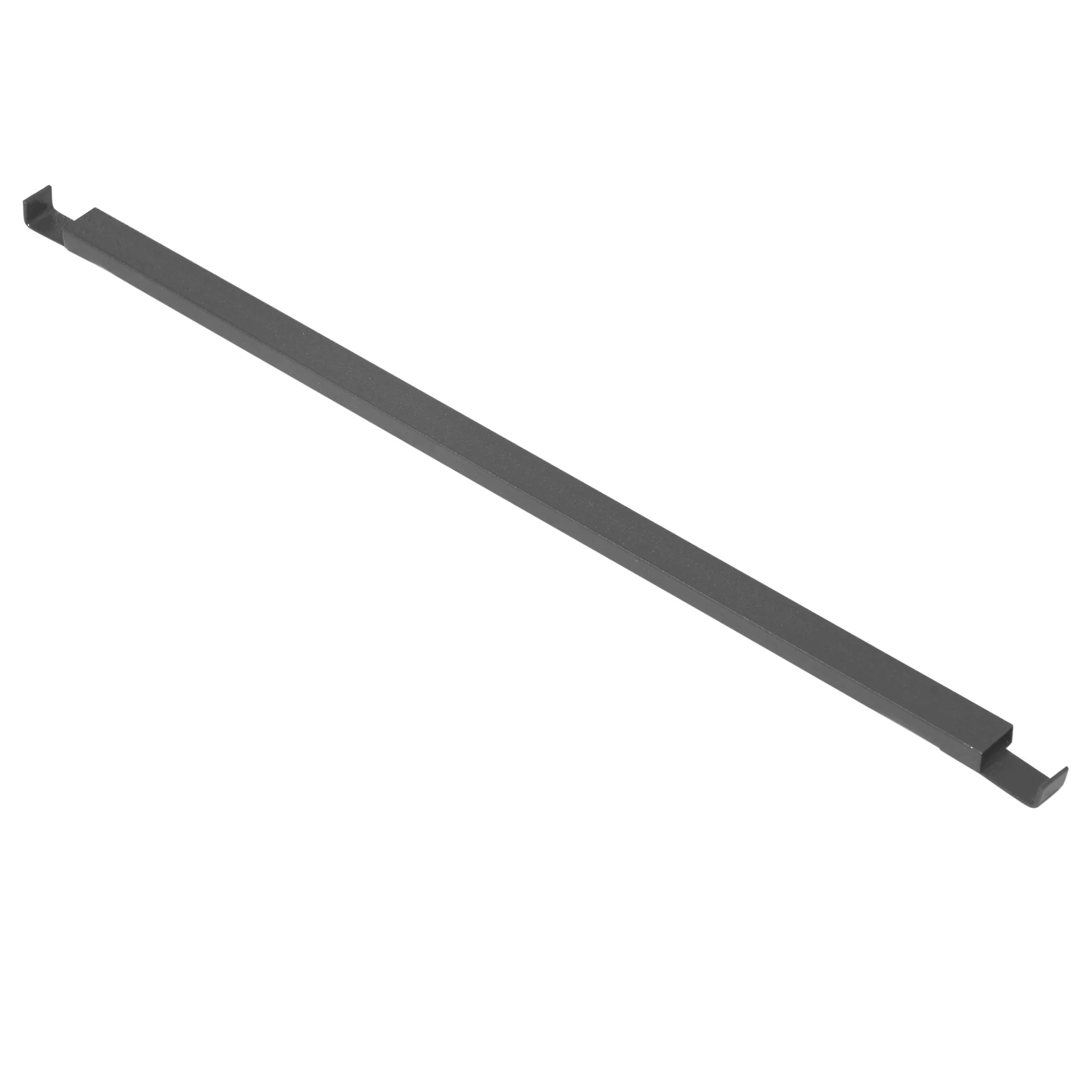 6.7' Steel Garden Arch Arbor with Scrollwork Hearts & Planter Boxes, Dark Gray - Image 10