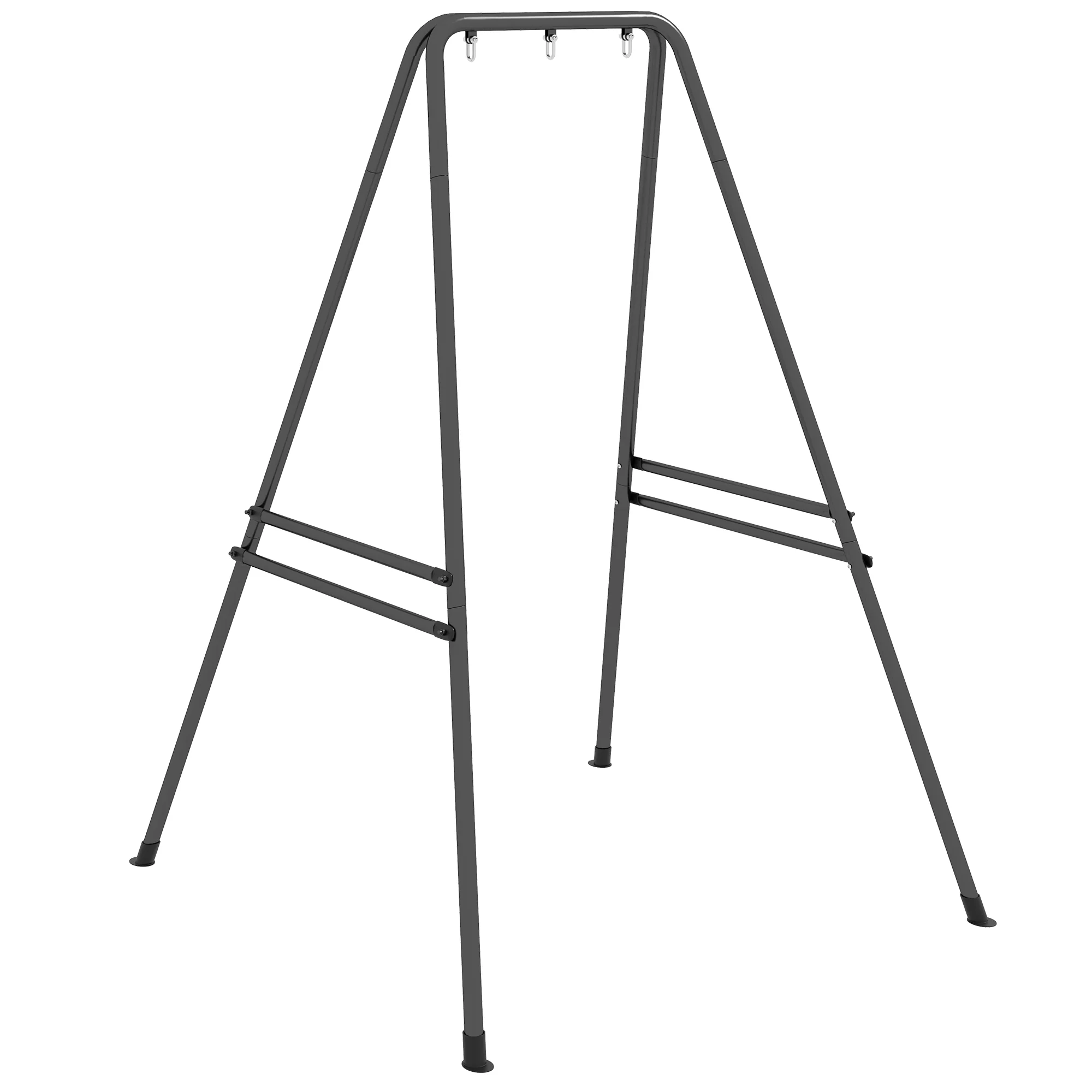Heavy Duty A-Shaped Hammock Chair Stand for Indoor/Outdoor Use, Max 330 lbs, Black - Image 12