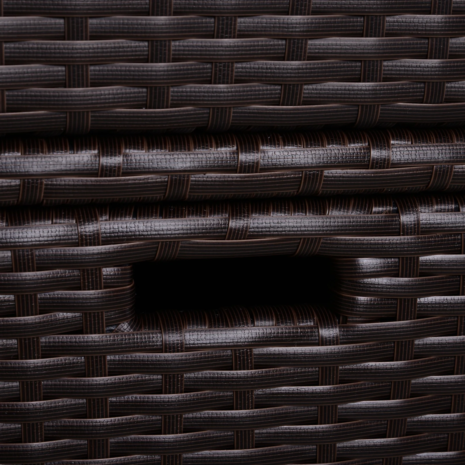 Outdoor Freestanding Outdoor Towel Rack with 3 Drawers and Weather Safe Material, Brown - Image 9