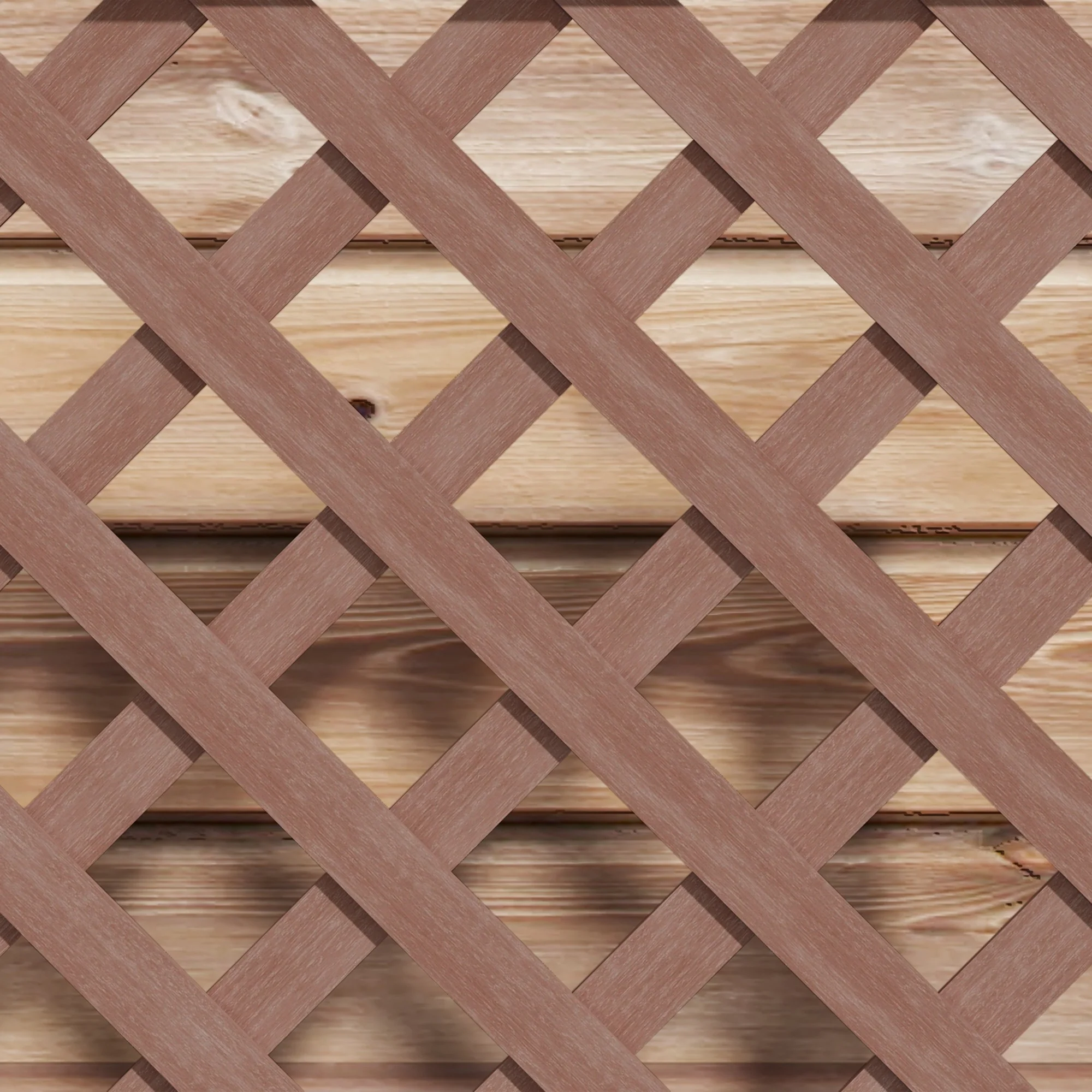 Raised Garden Bed with Trellis Lattice and Self Draining Gap, 29.5" x 13.25" x 53.25", Light Brown - Image 9