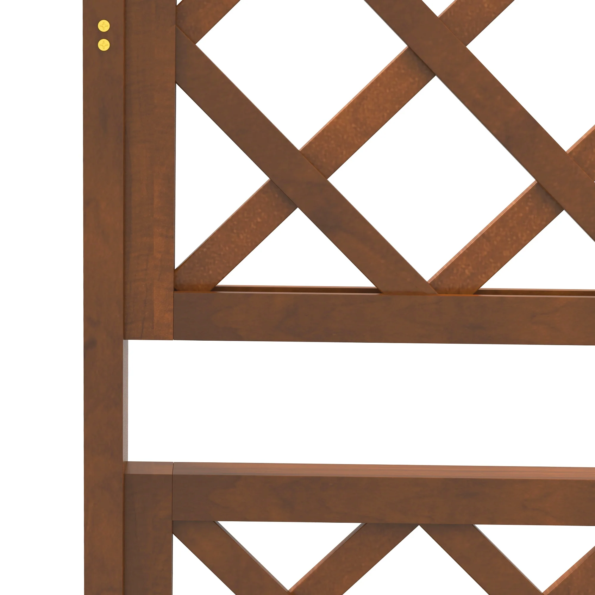 Wood Planter with Trellis, Raised Garden Bed Privacy Screen Planter Box for Climbing Plants, Vines, Vegetables, Flowers, 63" x 21.75" x 72" - Image 10