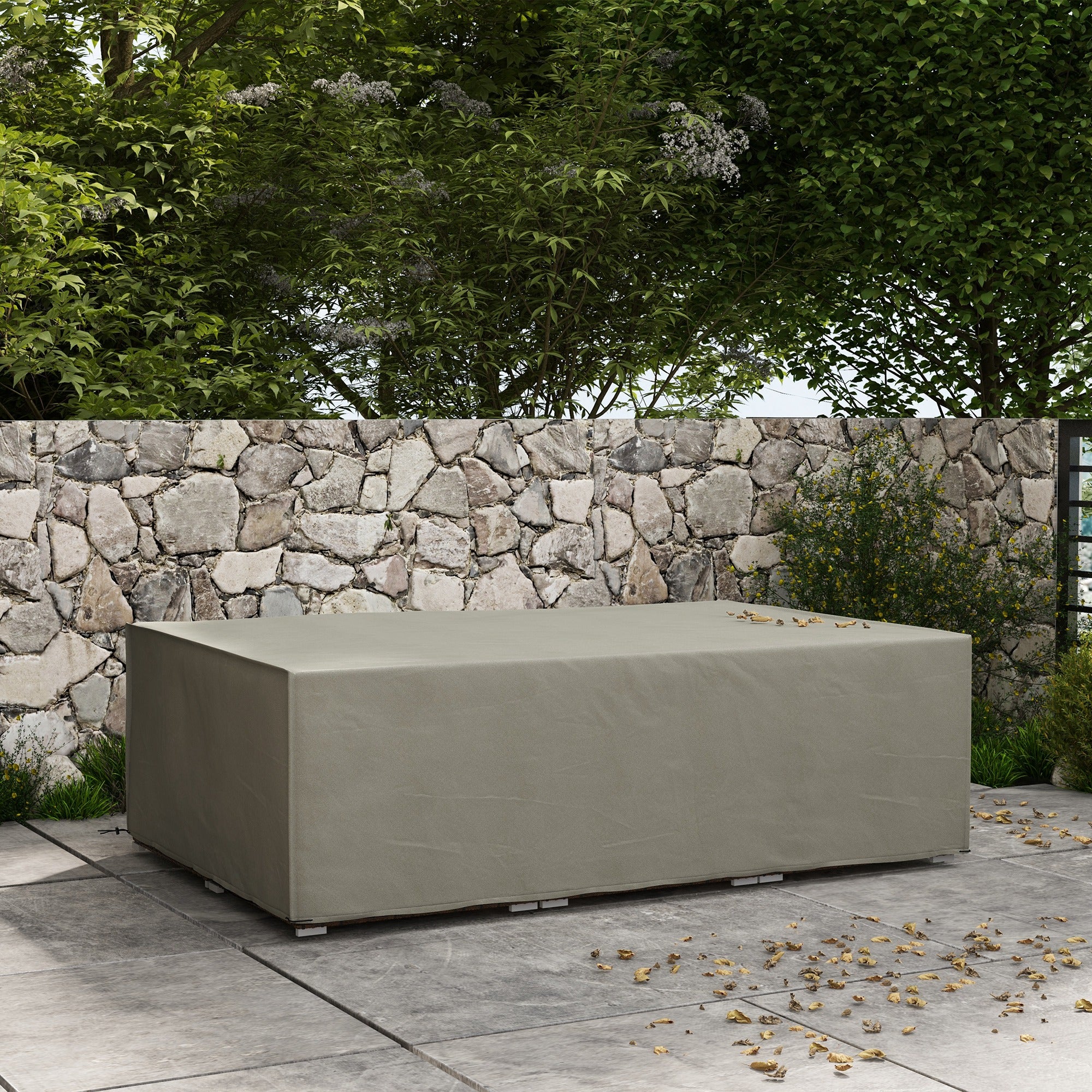 Oxford Fabric Waterproof Patio Furniture Covers, UV Protective, 87.5" x 61" x 26.5", Grey - Image 9