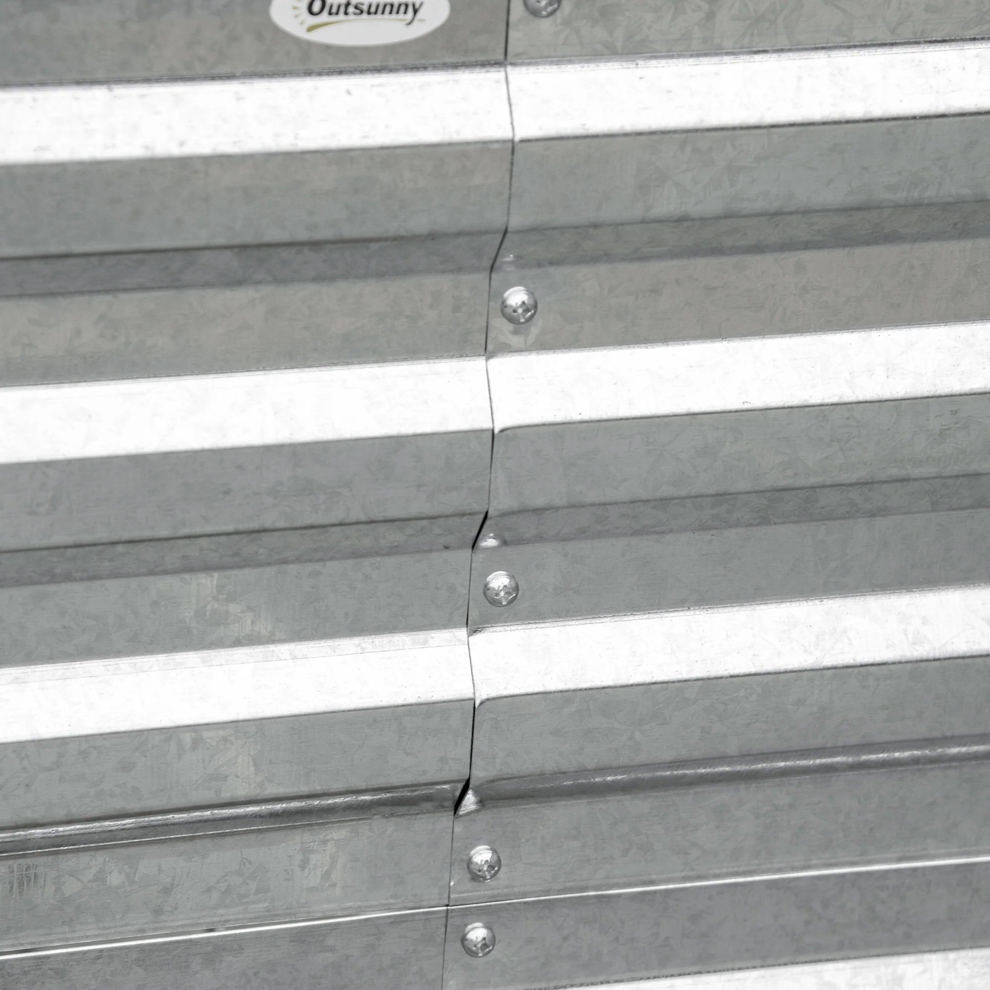 Raised Garden Bed, 6' x 3' x 2' Galvanized Steel Planters for Outdoor Plants with Multi-reinforced Rods for Vegetables, Flowers and Herbs, Silver - Image 11