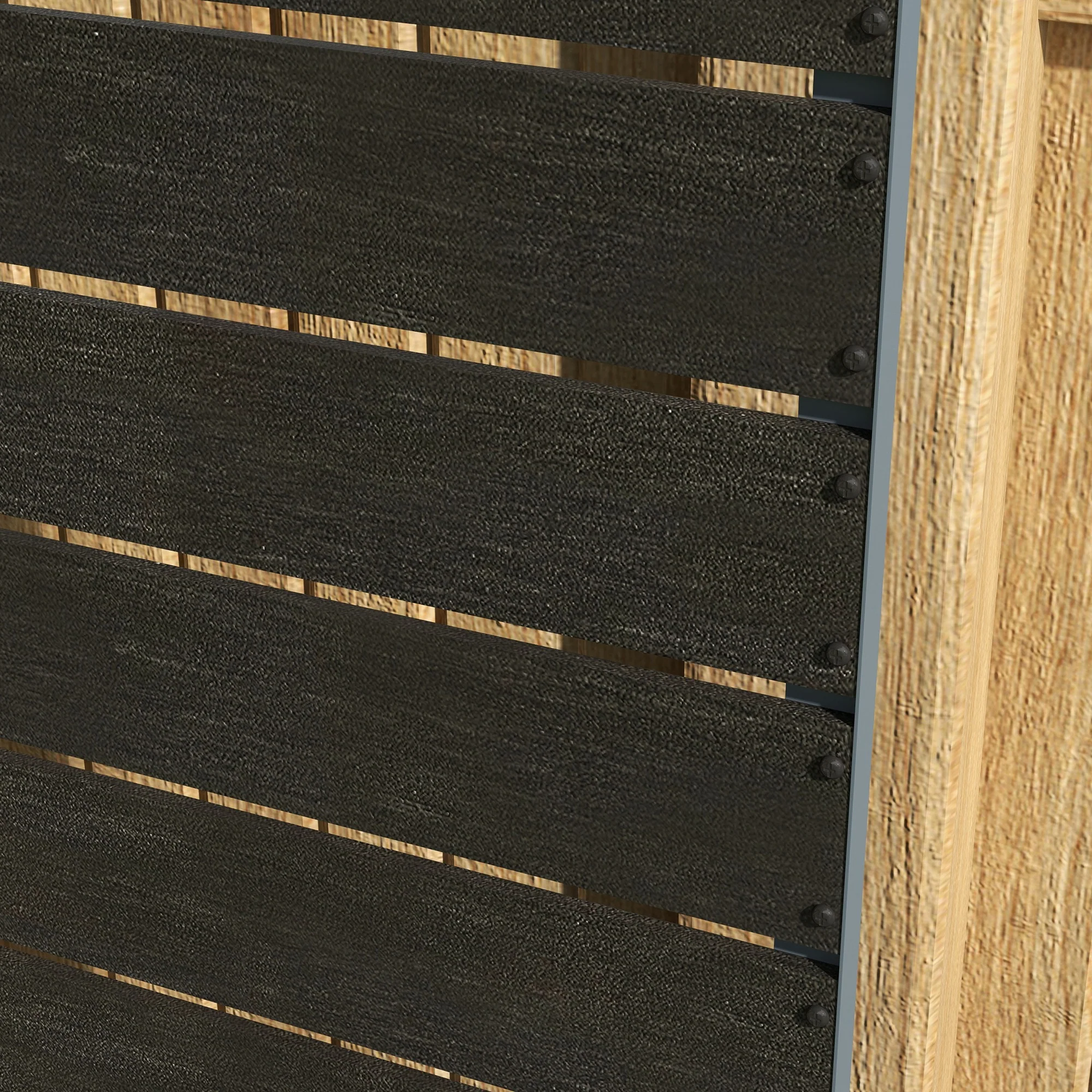 Raised Garden Bed with Trellis for Climbing Vines, 28"x15"x59", Black - Image 10